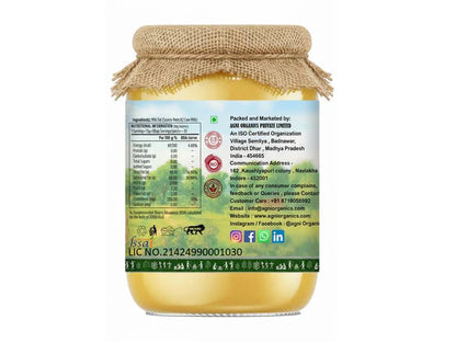 Savaana Organics A2 Gir Cow Ghee 1000 ml – Pure Bilona Method Grassfed Desi Ghee | Nutrient-Rich, Aromatic & Healthy Traditional Cow Ghee in Glass Jar | Combo Pack