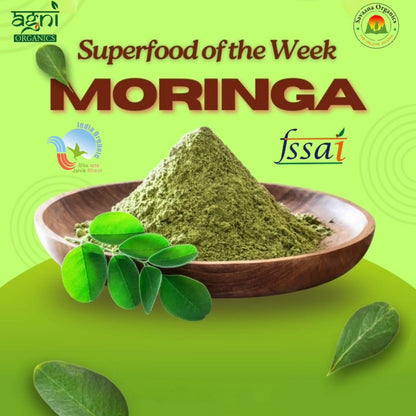 Savaana Organics Moringa Leaves Powder 200g | Pure & Natural Superfood | Rich in Antioxidants, Vitamins & Minerals | Boosts Immunity & Energy | Healthy Green Herbal Supplement