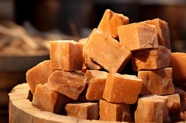 jaggery-blocks-with-natural-texture-yummy-delicious-jaggery-food