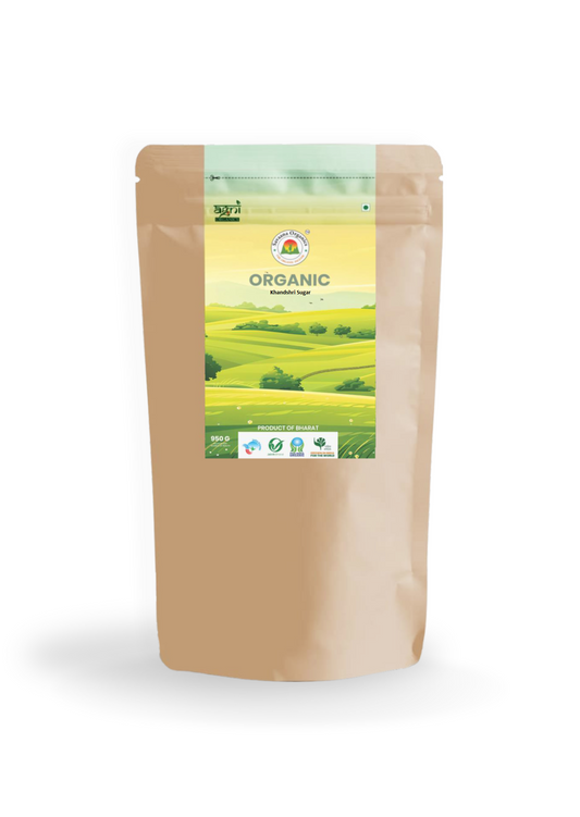 Savaana Organics Desi Khandshri Sugar | Pure & Natural | Zero Chemicals | Organically Processed from Fresh Sugarcane Juice | Rich in Essential Nutrients – 950g